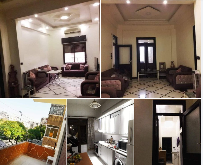 شقة للبيع في دمشق شارع بغداد الراجع – ش مرشد خاطر